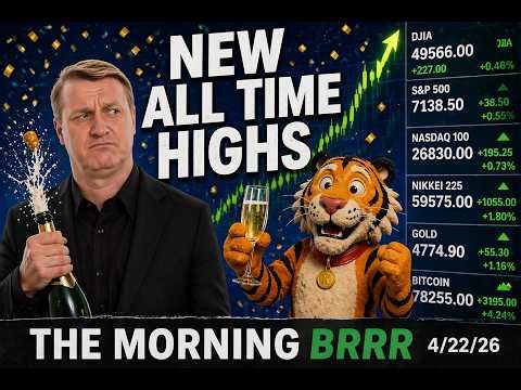 Brent Oil Hit $100. The Iran-Trump Blockade Stays. Tesla Tonight. | Wednesday Morning Brrr Apr 22.