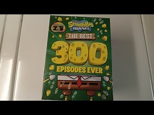 SpongeBob SquarePants The Best 300 Episodes Ever DVD Boxset Unboxing