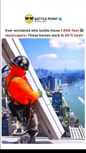 How 1,000-Foot Skyscrapers Are Built in 50°C Heat | Real Construction Heroes 🏙️🔥