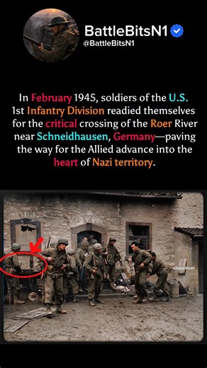 1st Infantry Division Prepares to Cross the Roer 🇺🇸🪖 #usarmy