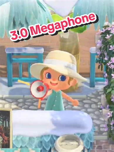 Using the 3.0 Megaphone in Animal Crossing