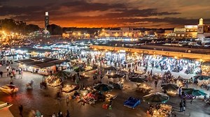 Time Lapse Jamaa El Fna Jemaa Stock Footage Video (100% Royalty-free) 1054211483 | Shutterstock