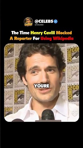 The Time Henry Cavill Mocked A Reporter For Using Wikipedia