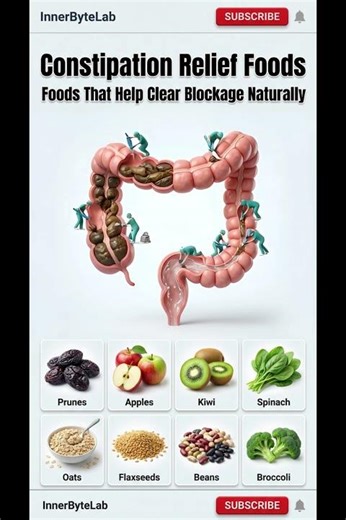 8 Constipation Relief Foods | Clear Blockage Naturally