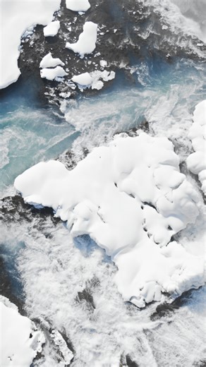 National Geographic Travel on Instagram: "Take a moment to chill as you soar above this icy river. #EarthMoods is now streaming on @DisneyPlus."