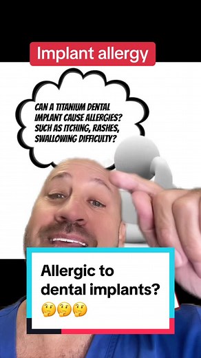 When a patient mentions being allergic to dental implants, it is crucial to delve deeper into that information. In most cases, dental implants are made of titanium, known for its biocompatibility and low likelihood of triggering allergic reactions. However, it's important to recognize that, although rare, some individuals may have sensitivity or specific allergies to certain components used in implant alloys. A thorough evaluation involves understanding the patient's medical history, conducting