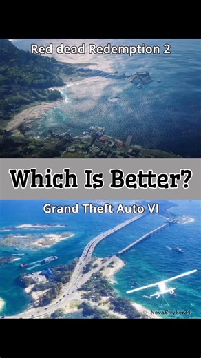 RDR 2 vs GTA 6 Comparison #shorts #rdr2 #viral #gta6 #arthurmorgan #goviral