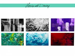 Contemporary and Modern / Sims 4 Paintings & Posters
