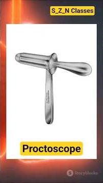 Proctoscope for rectum examination #proctoscope