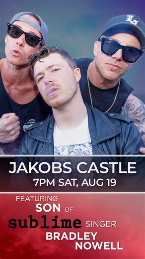 🎸 Join us this Saturday for ALT 101.5 presents Jakobs Castle at the Rock Yard! Jakobs Castle features Jakob Nowell, the son of Bradley Nowell (Sublime), performing songs from his debut project on Epitaph Records. FREE live music starts at 7 p.m. from Anthem Road and continues into the night with Generation Idol (Billy Idol Tribute) at 9:30 p.m. | Fantasy Springs Resort Casino