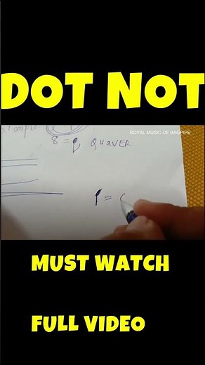 🎵 Bagpipe Notation – Learn DOT NOT in the Easiest Way! 🎵