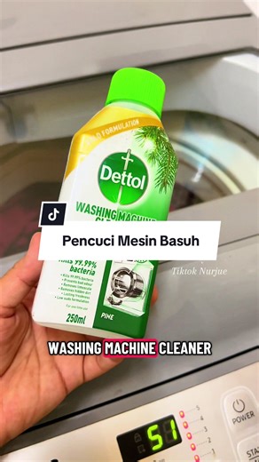 Puas hati lepas guna Dettol washing machine cleaner ni! Sesuai untuk top load machine dan juga front load machine. Cuba lah😉 #washingmachinecleaner #dettol #pembersihmesin #mesinbasuh #pencuci