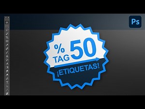 Cómo crear un TAG (Etiqueta) Simple y rápido en Photoshop