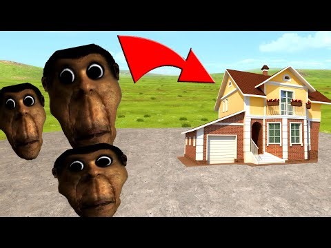 OBUNGA DESTROY MY HOUSE IN GARRY'S MOD !