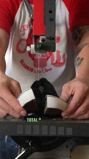 Cutting the Emerica Wino G6 Slip-On in half to see what's inside. Full video is up on the channel