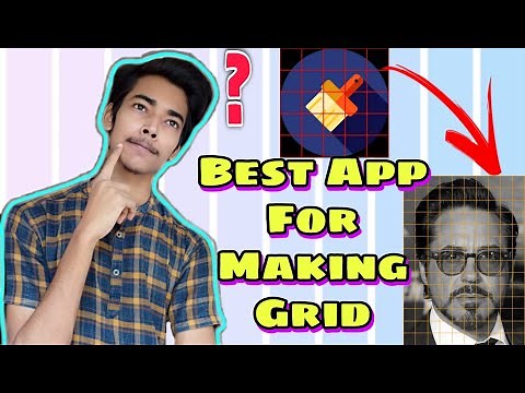 Which App I used for Making Grid For Drawings | Best App For Making Grid 🔥 | Full Detailed Video