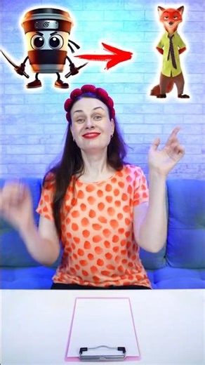 How to draw Nick Wilde Zootopia 2 Cappuccino Assassino #shorts #drawing