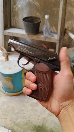 Baikal Makarov Shooting Test! Can it break a glass bottle? 🤔🔫 #shorts