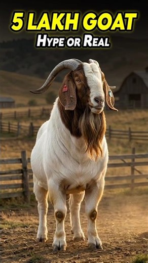 This GOAT sold for ₹5 LAKH…!🐐