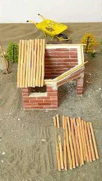 Tiny Farmhouse Build Miniature Brick Barn, Thatched Roof & Working Gates —