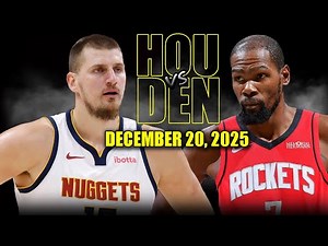 Houston Rockets vs Denver Nuggets Full Game Highlights – December 20, 2025 | NBA Season
