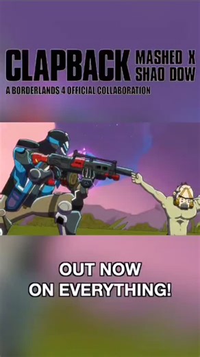 Shao Dow on Instagram: "We turned Claptrap into Raptrap! My OFFICIAL collaboration with Borderlands 4 and Mashed is out now in the form of an incredible animated music video and Badass song! Produced by wunderriku and announcer vocals by Musiceyeq Its definitely time to CLAPBACK"