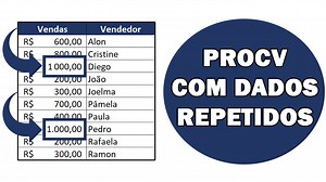 PROCV com DADOS REPETIDOS - Como fazer?