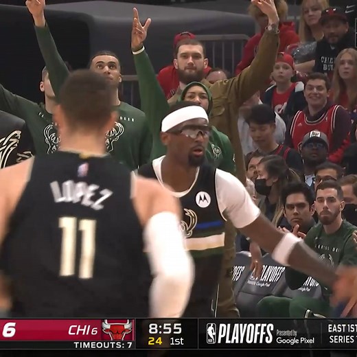 186K views · 1.8K reactions | Bobby Portis added 18 PTS and a Playoff career-high 16 REB for the Bucks in the victory, while Grayson Allen added 22 PTS and 6 REB. The Milwaukee Bucks lead this best-of-seven First Round series 2-1. | NBA | Facebook