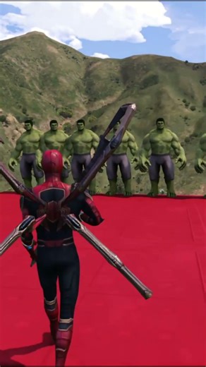Spiderman kill supiderman heros & Fais with Ultimate Powers in GTA 5 ep. #gaming #gta5 #spiderman
