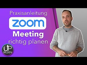 Zoom Meetings richtig planen (Tutorial 2022)