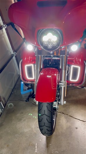 Harley Lower Fairing LED ‪@customdynamics‬ #harleydavidson #streetglide #motovlog #motorcycle