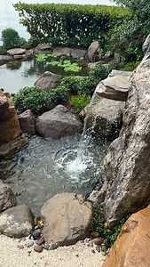 4.9K views · 2.2K reactions | The Japanese Garden in the rain #garden #landscapedesign #design #plants #pound #waterfalls #backyard #landscaping #uniquedesign | Matthew Giampietro Garden Design | Facebook
