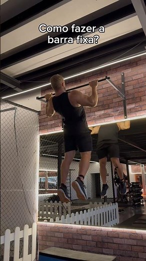 Como fazer a barra fixa? #academia #bodybuilding #dorsal #workout
