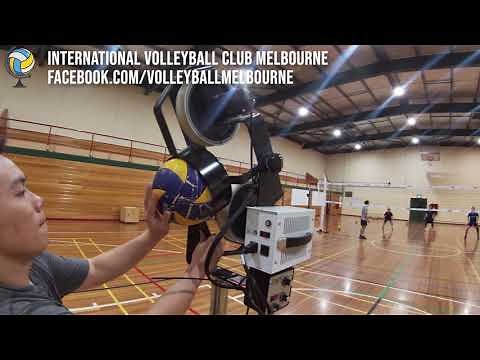 Volleyball Machine Individual Training PASSING + SETTING *ADVANCE*