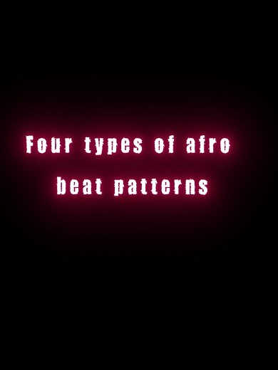 Exploring Afro Drum Patterns for Music Production