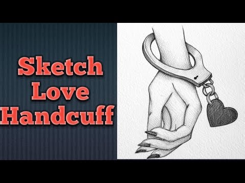 Sketch Hand wear Handcuff Draw with unique pencil#Easy Drawing With pencil#pure pencil art#Art#video