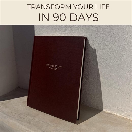 90 Day Planner | 3 Month Undated Goal Setting Planner | 30 60 90 Day Plan - Etsy