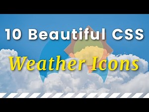 10 Best CSS Weather Icons | CSS Weather Icons Code Examples For Free Download | Wpshopmart