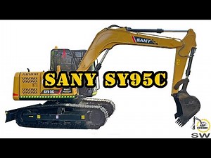 SANY SY95c pro mini excavator working performance, new arrival!