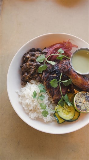 3K views · 18 reactions | Talk about a powerhouse: Tangy citrus meets fiery spice with our NEW Grilled Peruvian Chicken! Available for a limited time only! 襤 | Flower Child | Facebook