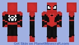 Spider-man (No Way Home) upgraded suit | MCU Minecraft Skin