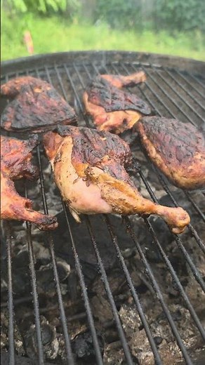 Cornell Style Grilled Chicken Leg Quarters
