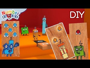 Patterns and Dominos DIY | Arts and Crafts for Kids | 123 Learn to Count | Numberblocks