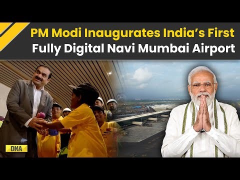 PM Modi News: PM Modi Inaugurates India’s First Fully Digital Navi Mumbai Airport With AI Facilities