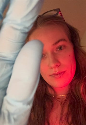 5 minute face measuring asmr pov role play. gotta love the glove sounds!! #asmr #gloves #tapemeasure #pov