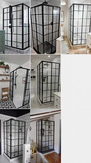 Say bonjour to bold design! 🇫🇷 The French Corner combines industrial-inspired grids with sleek glass panels to create a statement shower that maximizes style in minimal space. Perfect for modern bathrooms that love a touch of European flair. Would you add this to your dream bathroom? #FrenchCorner #CoastalShowerDoors #BathroomGoals | DreamLine Shower