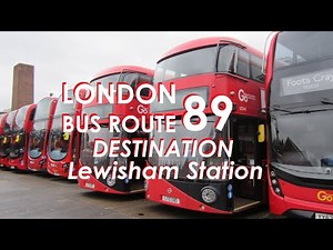 LONDON BUS ROUTE 89 Towards Lewisham, Shopping Centre