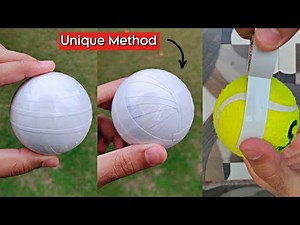 How to Tape a Tennis Ball for Cricket Match In Just 2 - Minutes, Tape Ball, Tennis Ball Taping