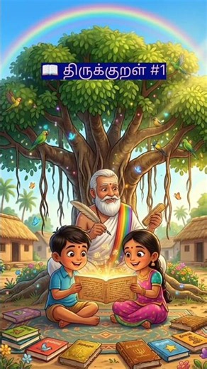 திருக்குறள் #1 | Thirukkural for Kids #Thirukkural #TamilKids #TamilEducation #Shorts