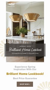 Freshen up your space this Spring with our Brilliant Home Lookbook. Discover the latest trends, styles and must-haves for a brighter room made just for you. | Capitol Lighting